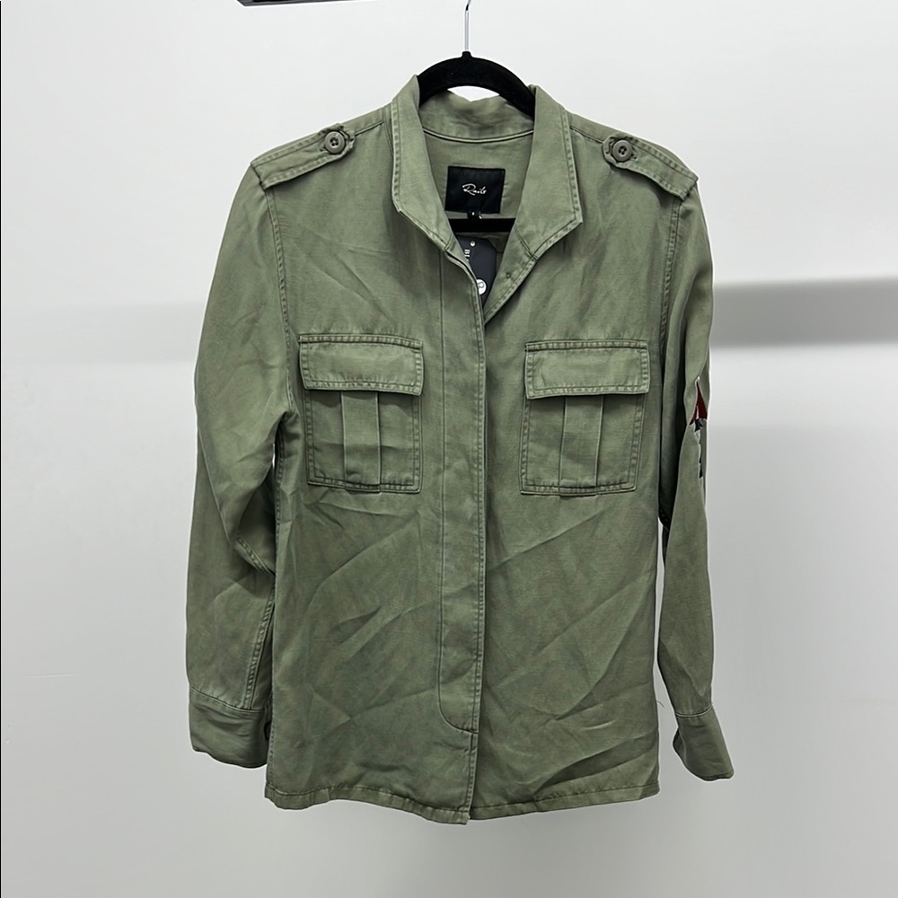 Rails Green Utility Shirt Jacket